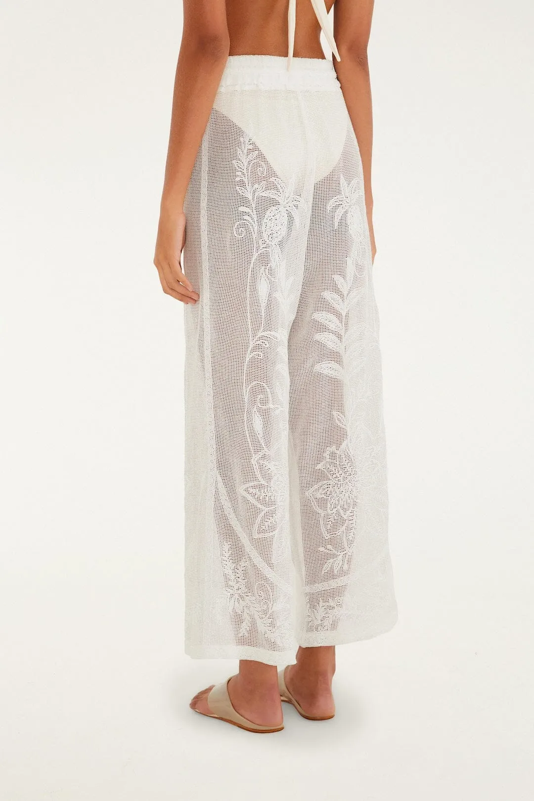 Off-White Nina Pants sold by FARM Rio product image thumbnail 3