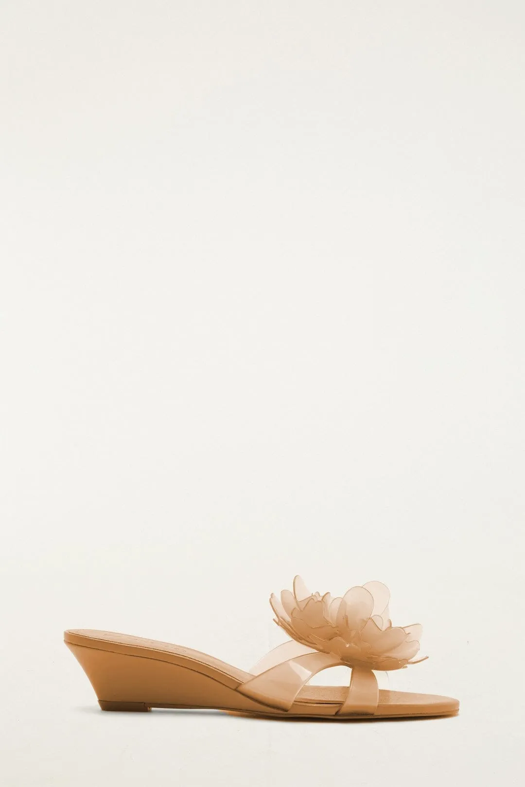 Orange Jelly Flower Wedge Sandal sold by FARM Rio