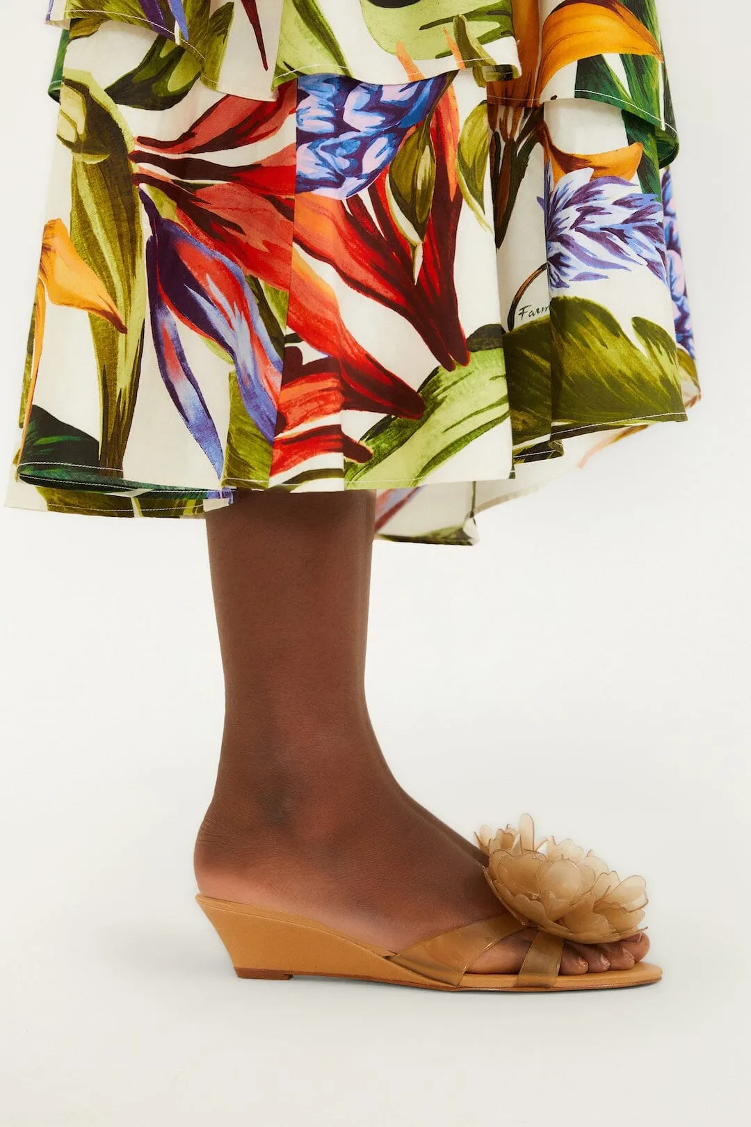 Orange Jelly Flower Wedge Sandal sold by FARM Rio product image thumbnail 5