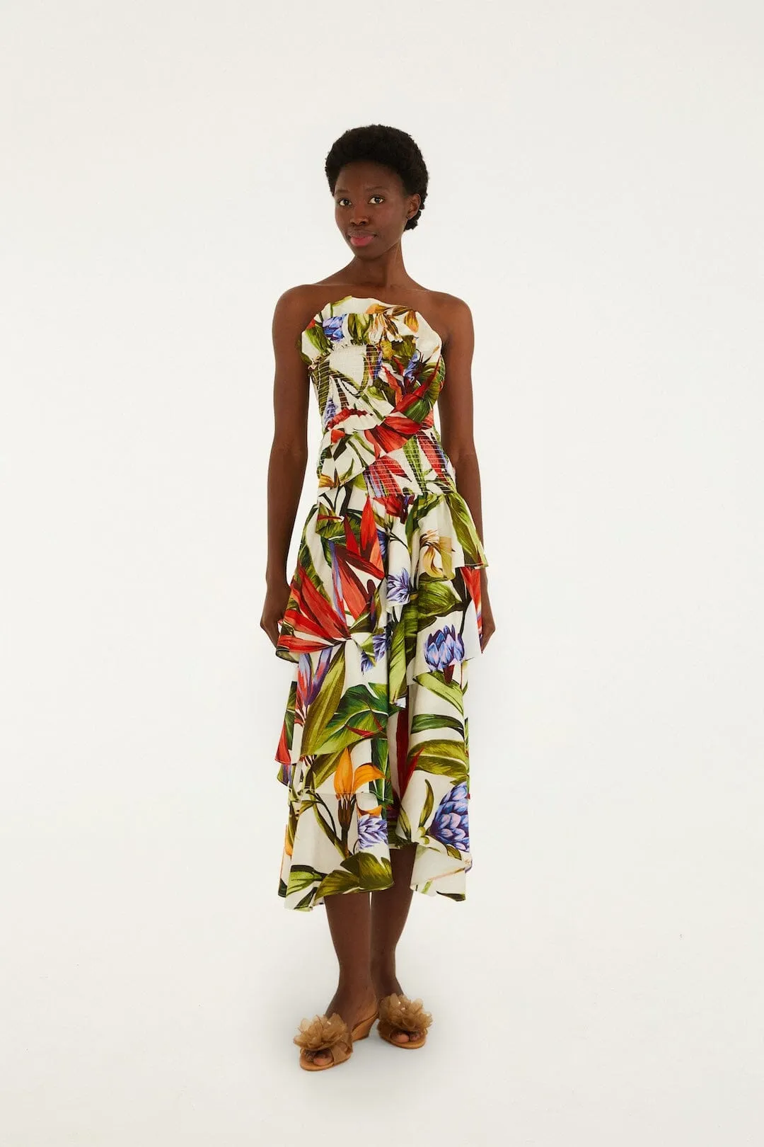 Orange Jelly Flower Wedge Sandal sold by FARM Rio product image thumbnail 2