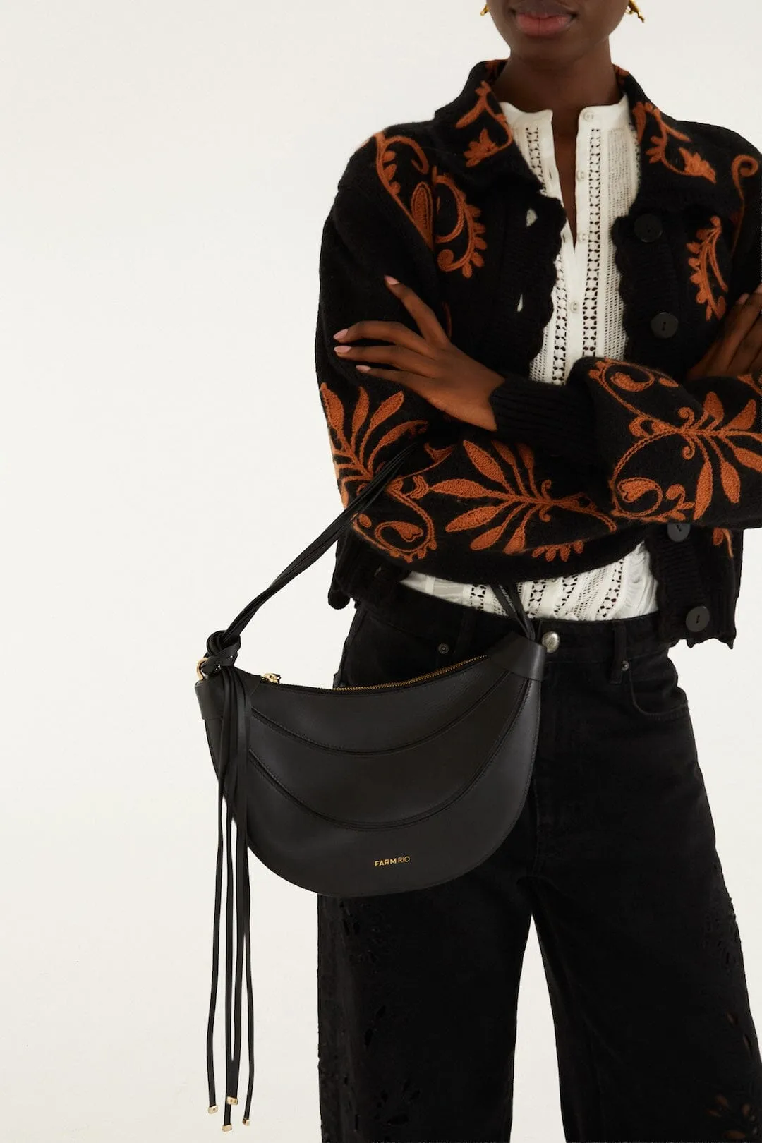 Black Banana Mini Bag sold by FARM Rio product image thumbnail 2