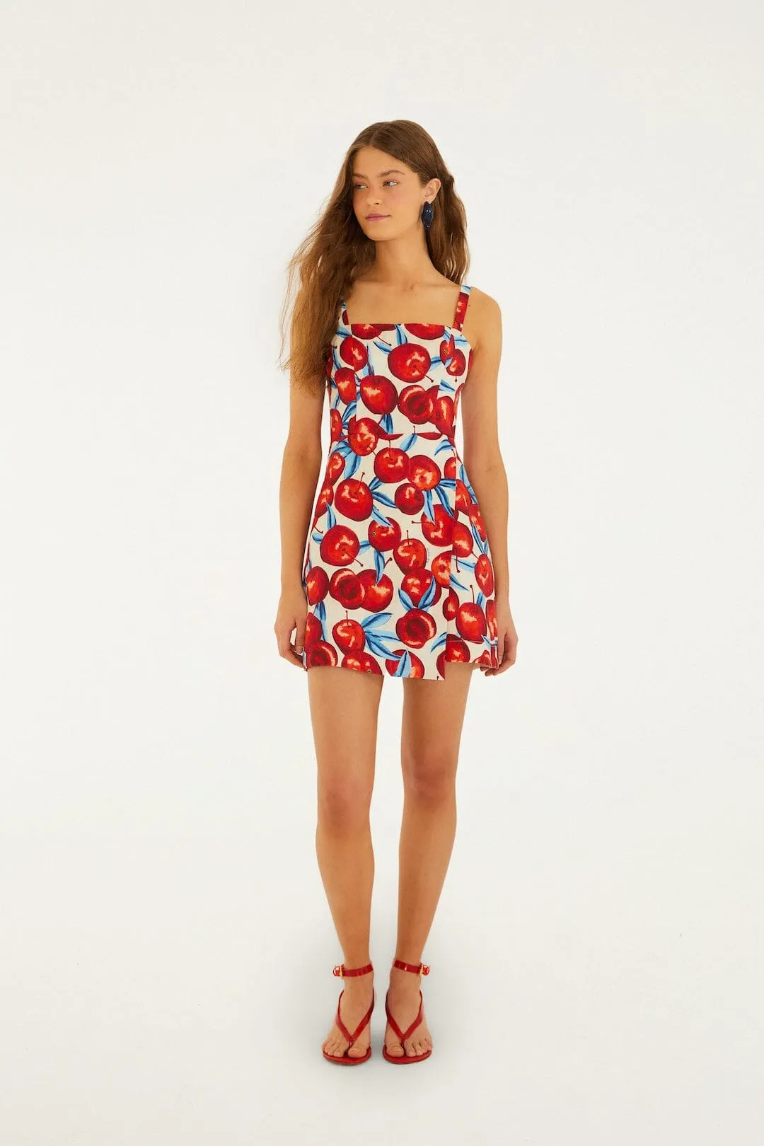 Cherry Blossom Sleeveless Mini Dress sold by FARM Rio product image thumbnail 4