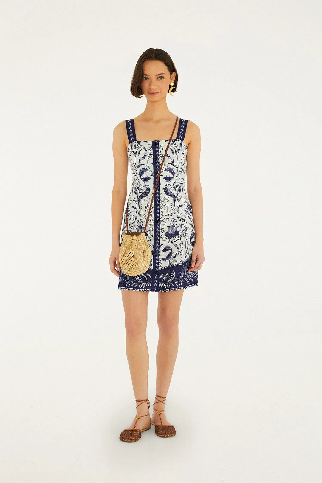 Off-White Nina Mini Dress sold by FARM Rio