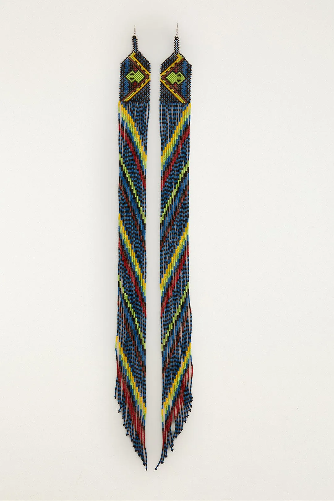Yawanawa Maxi Beaded Earring sold by FARM Rio