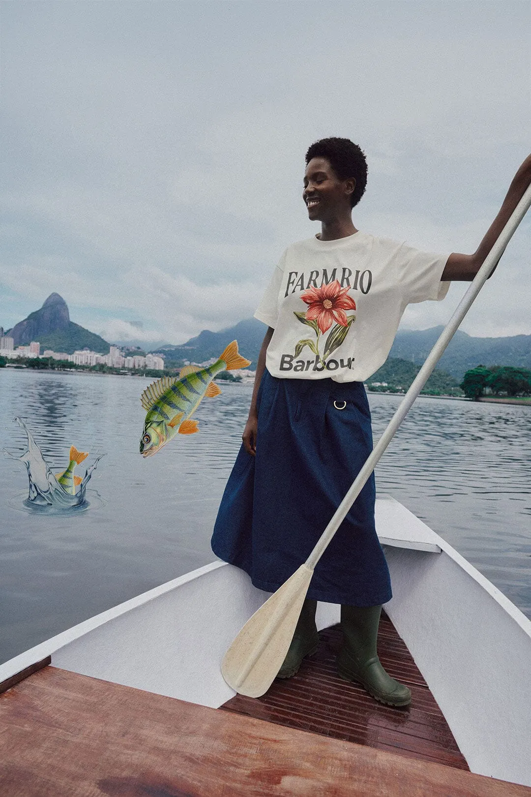 Wild Flower Cream T-Shirt sold by FARM Rio