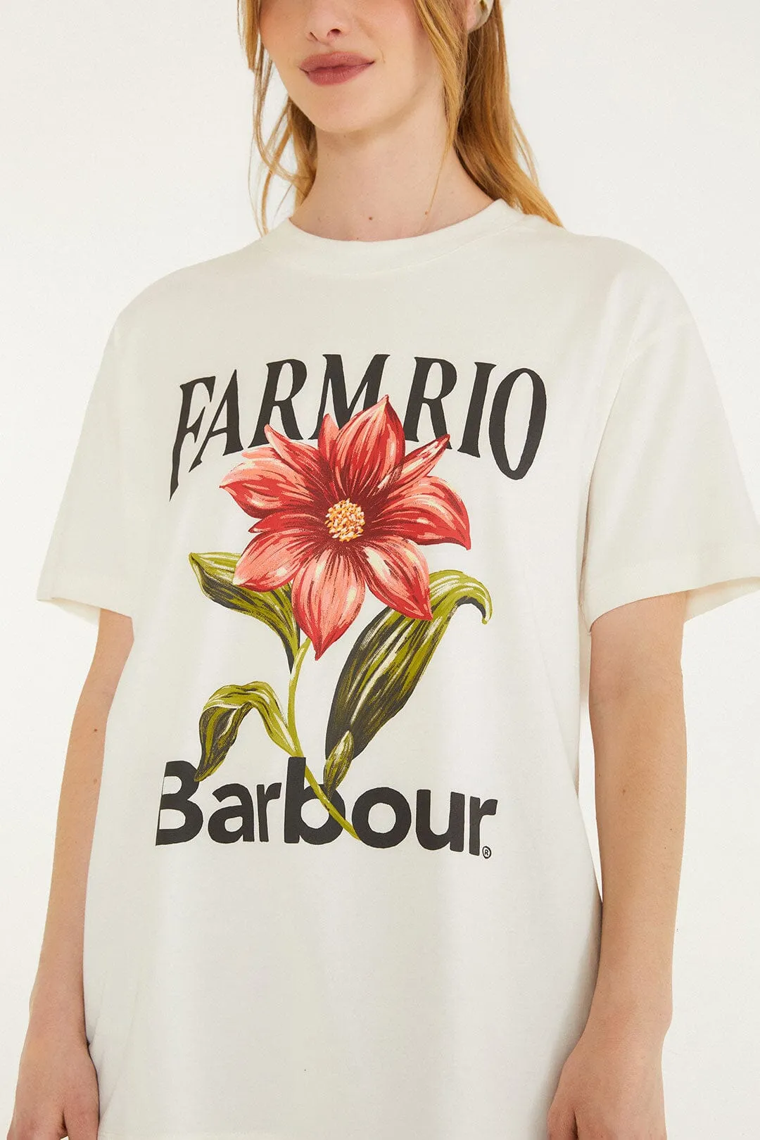 Wild Flower Cream T-Shirt sold by FARM Rio product image thumbnail 3