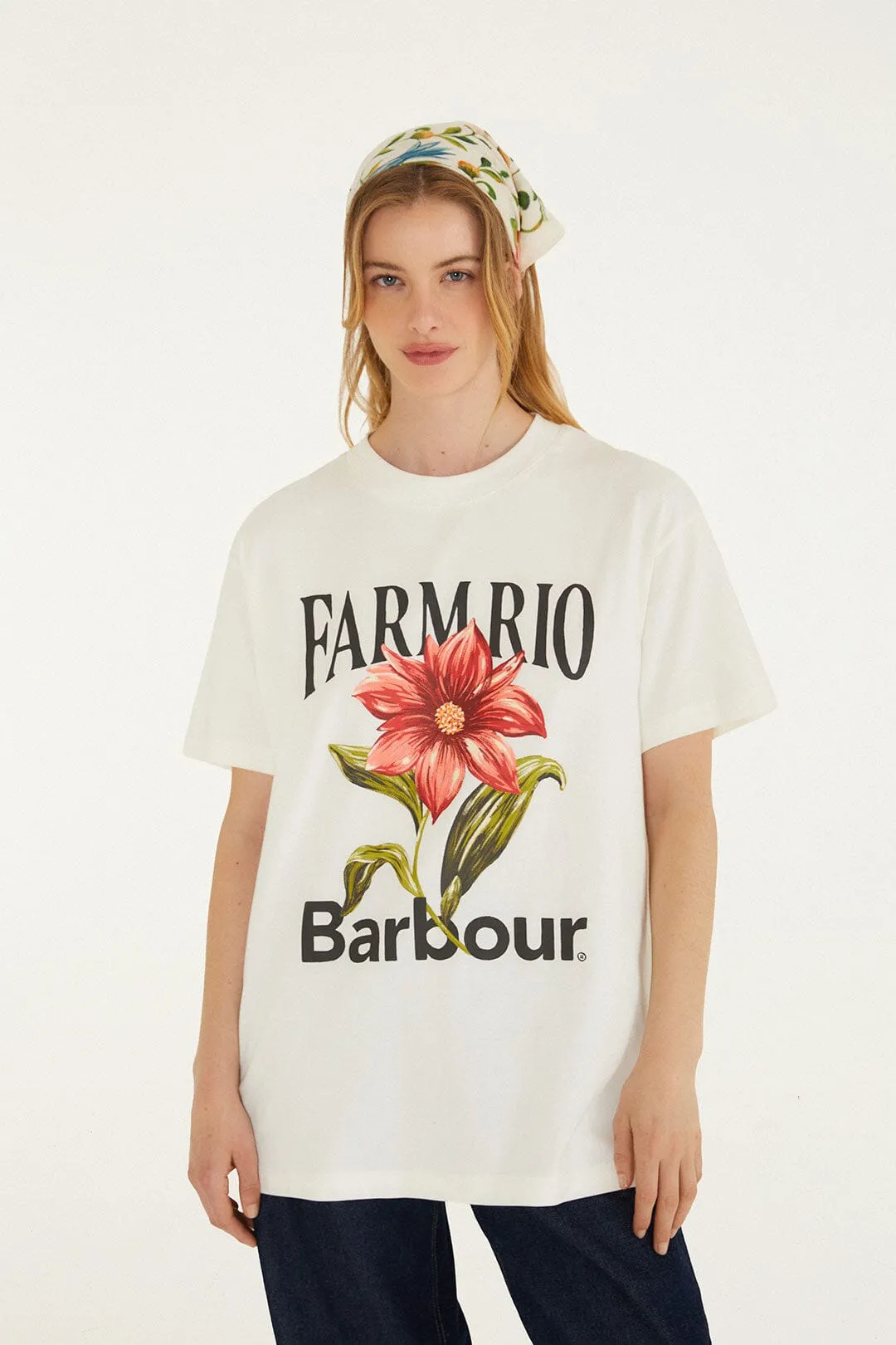 Wild Flower Cream T-Shirt sold by FARM Rio product image thumbnail 2