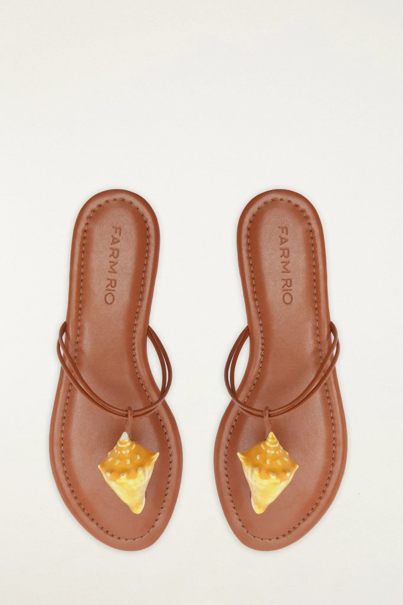 Shell Flat Sandal sold by FARM Rio product image thumbnail 5