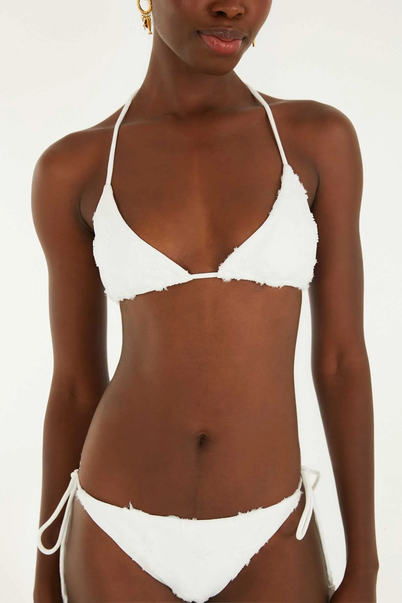 Triangle Bikini Top With Tie On The Neck sold by FARM Rio product image thumbnail 4