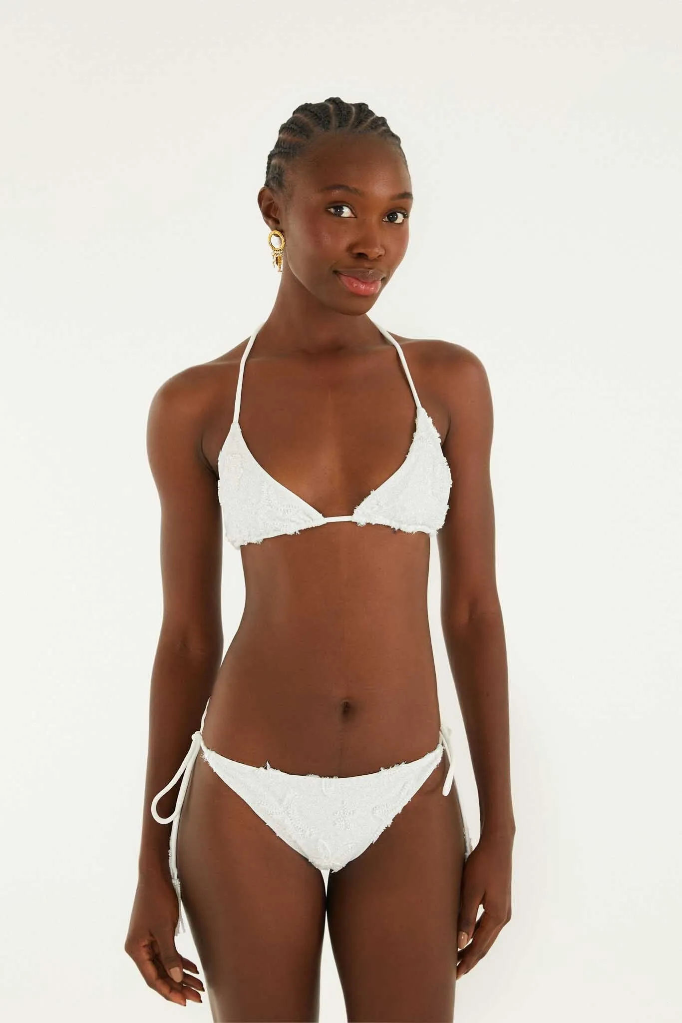 Triangle Bikini Top With Tie On The Neck sold by FARM Rio