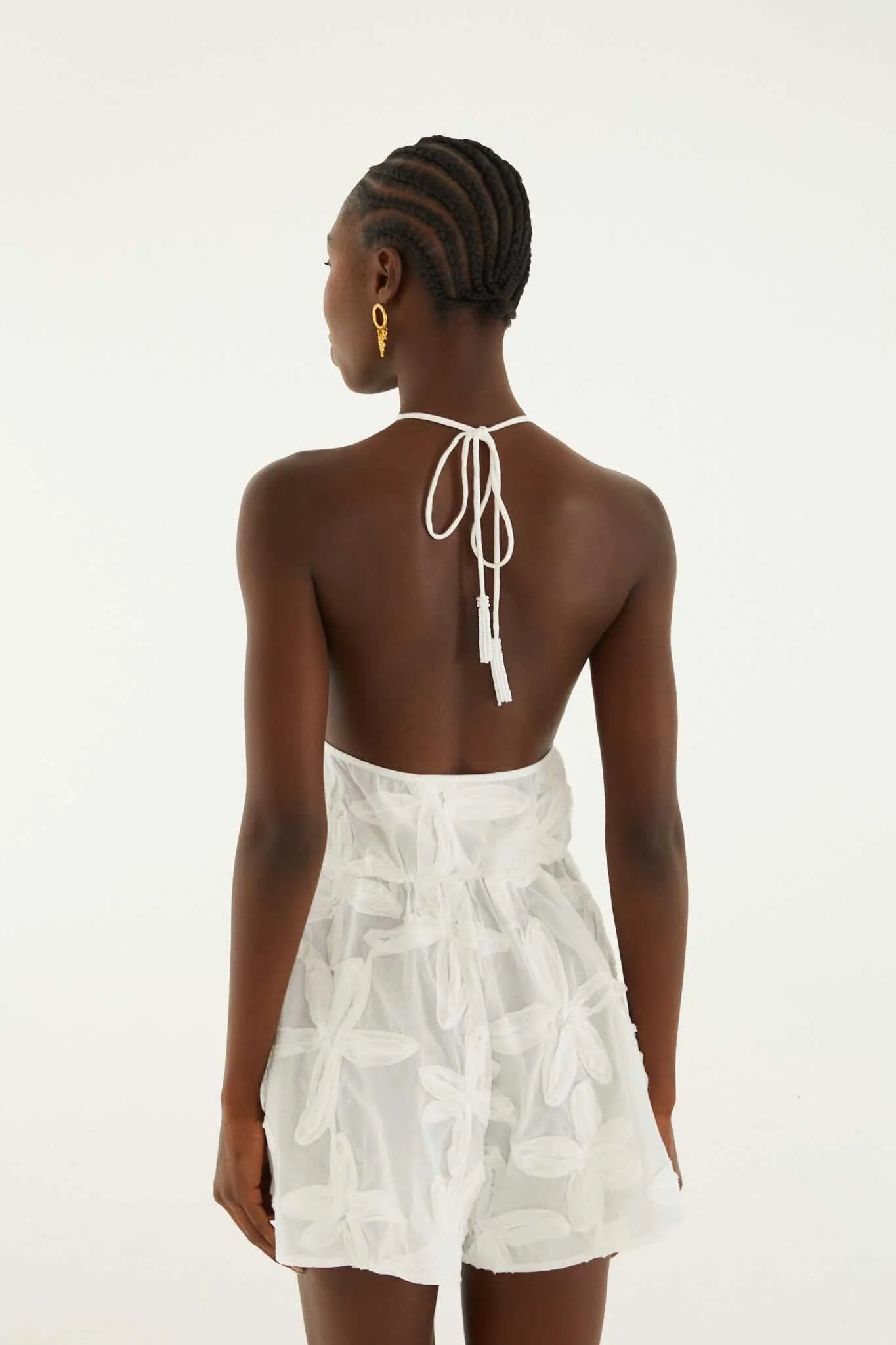 Romper With Neck Tie sold by FARM Rio product image thumbnail 4