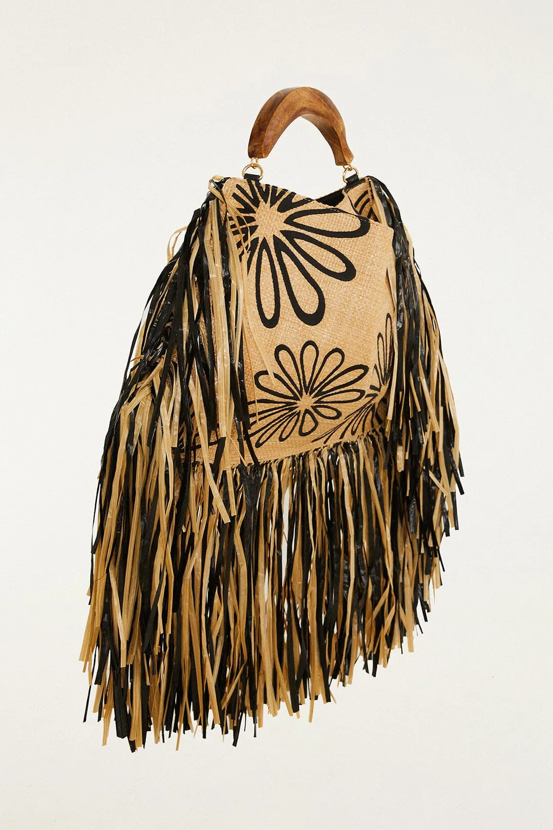 Fringed Raffia Mini Bag sold by FARM Rio product image thumbnail 3