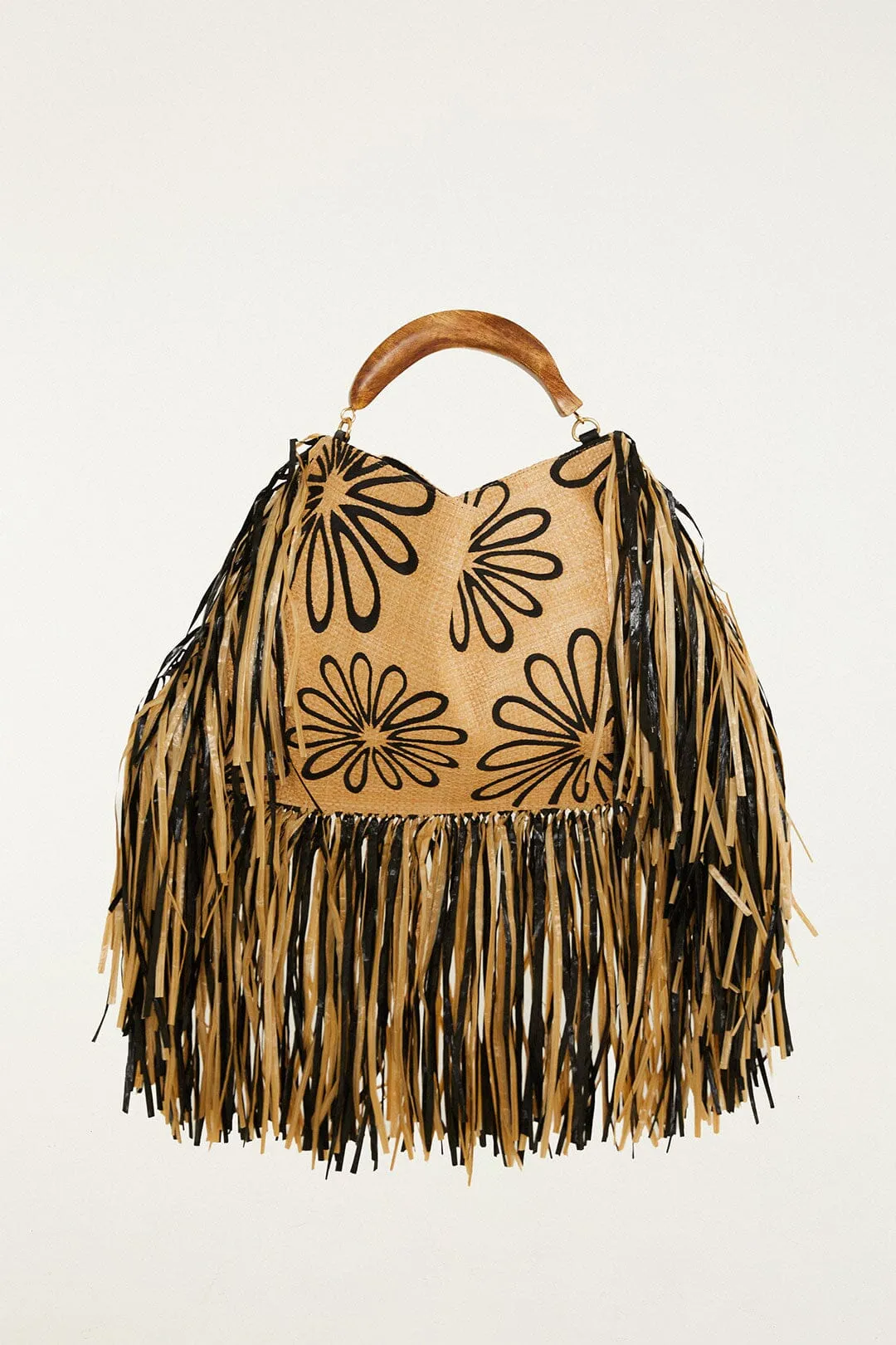 Fringed Raffia Mini Bag sold by FARM Rio