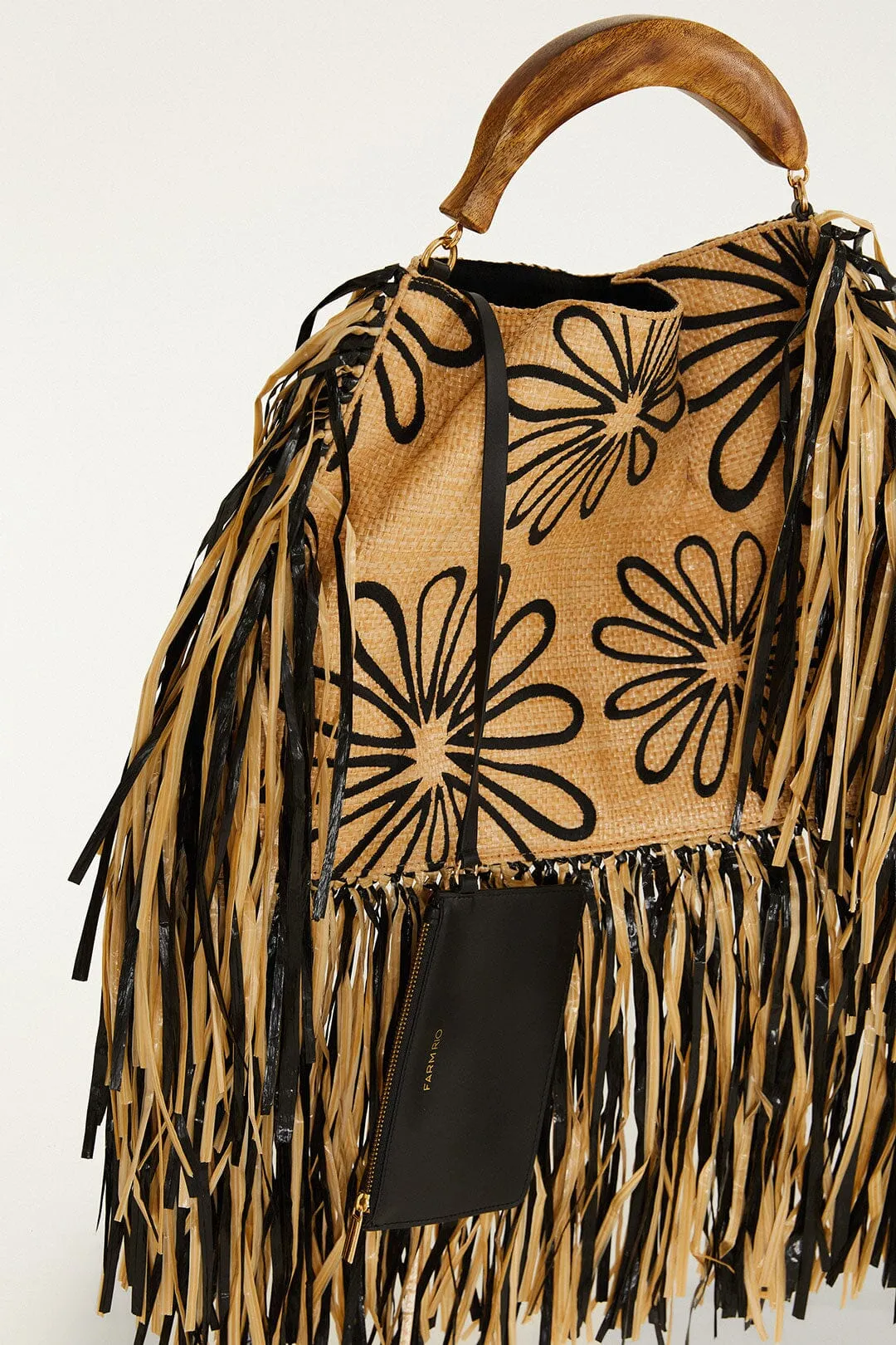 Fringed Raffia Mini Bag sold by FARM Rio product image thumbnail 2