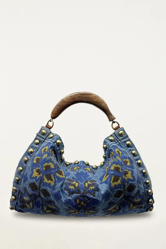Denim Tote Bag made by FARM Rio