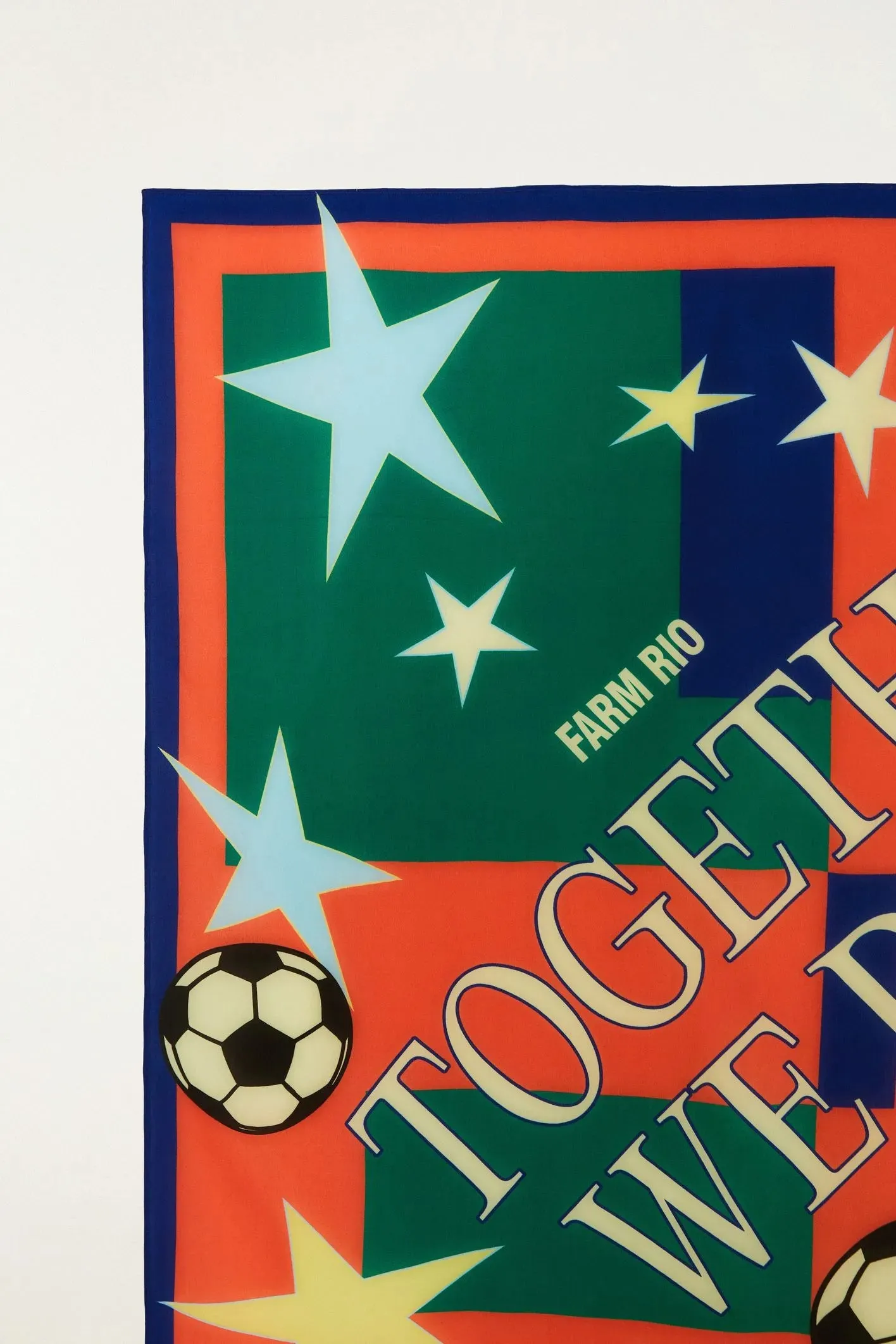 Multicolor Together We Play Scarf sold by FARM Rio product image thumbnail 3