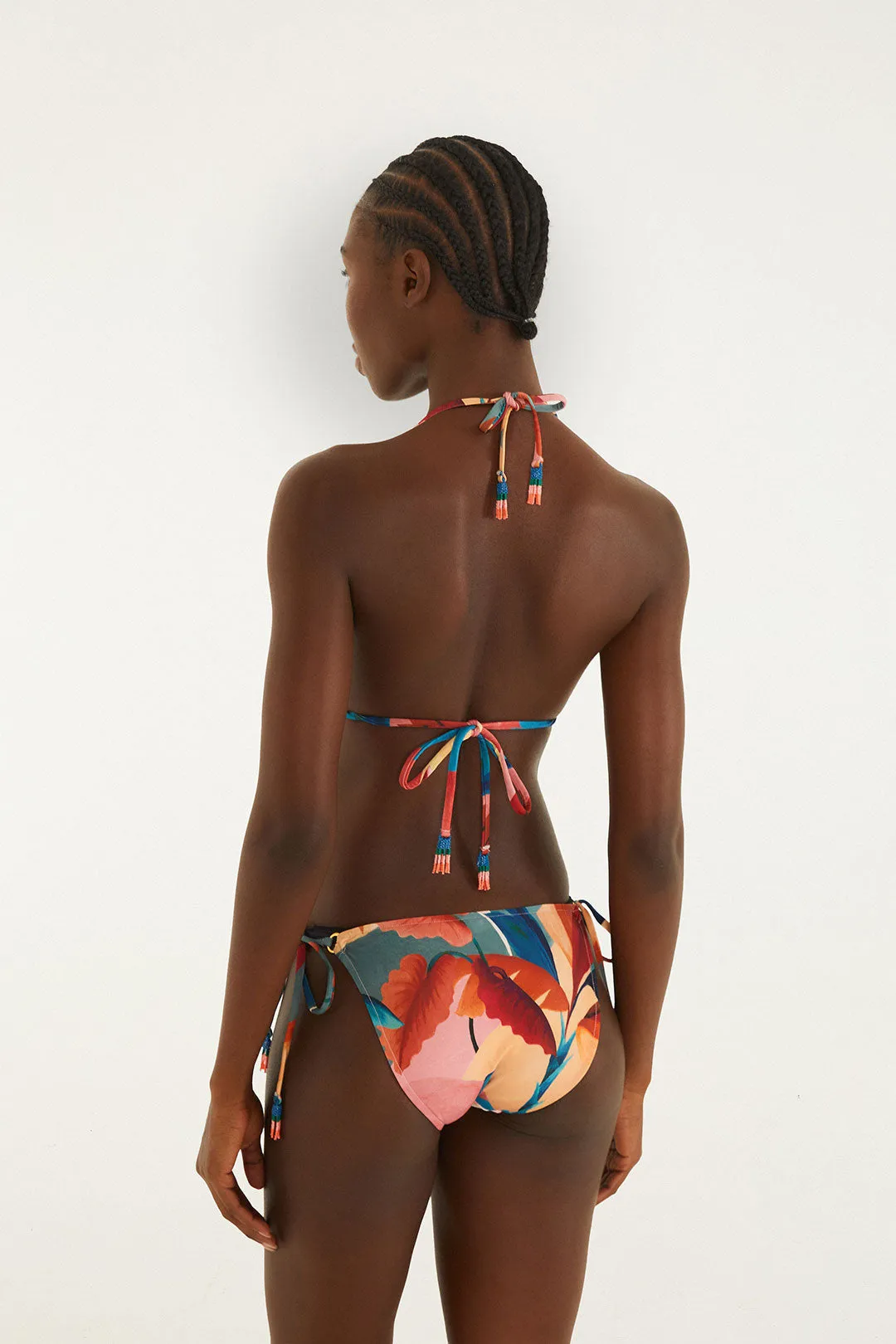 Atlantic Rain Forest Multicolored Triangle Bikini sold by FARM Rio product image thumbnail 3