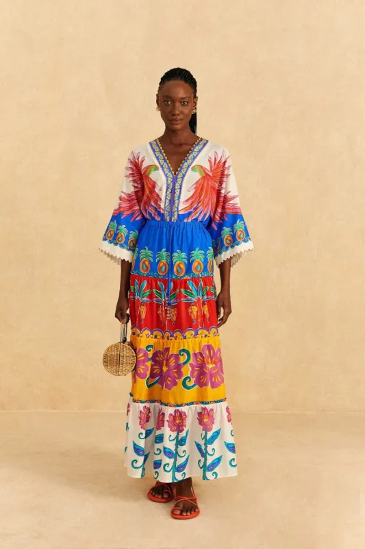 Off-White Vivid Garden Bodysuit sold by FARM Rio