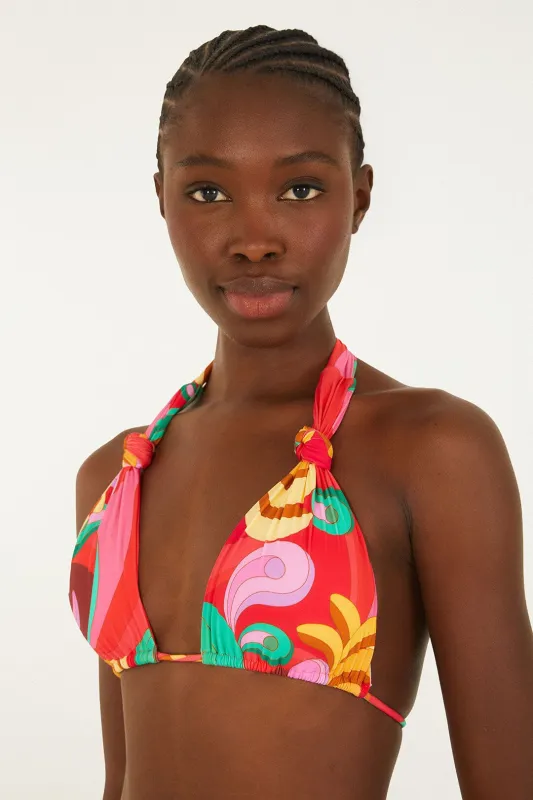 Longline Bikini Top made by FARM Rio