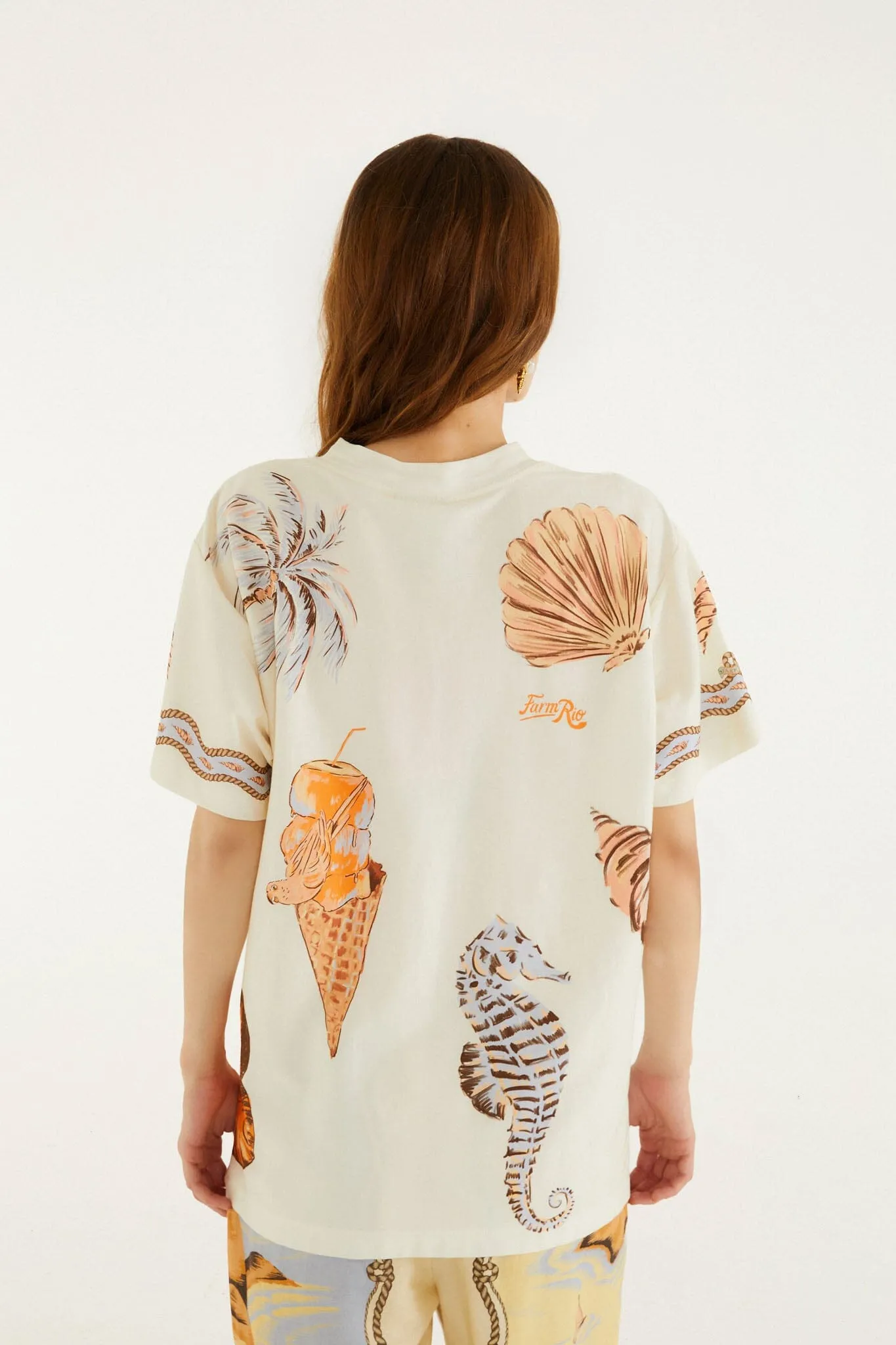 Sand Rio Souvenir Short Sleeve T-Shirt sold by FARM Rio product image thumbnail 3