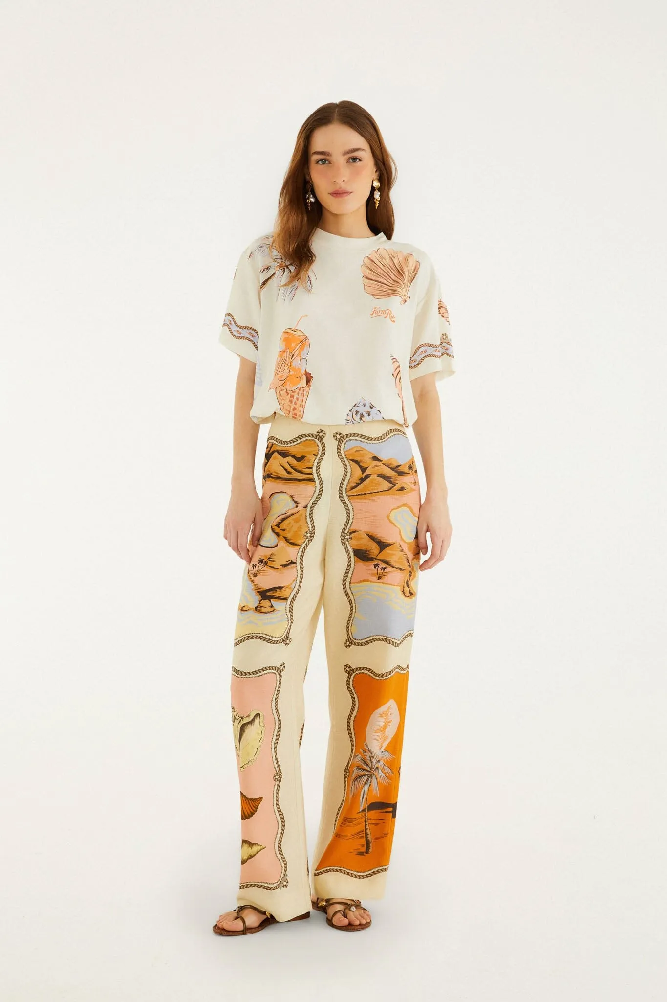 Sand Rio Souvenir Short Sleeve T-Shirt sold by FARM Rio product image thumbnail 2