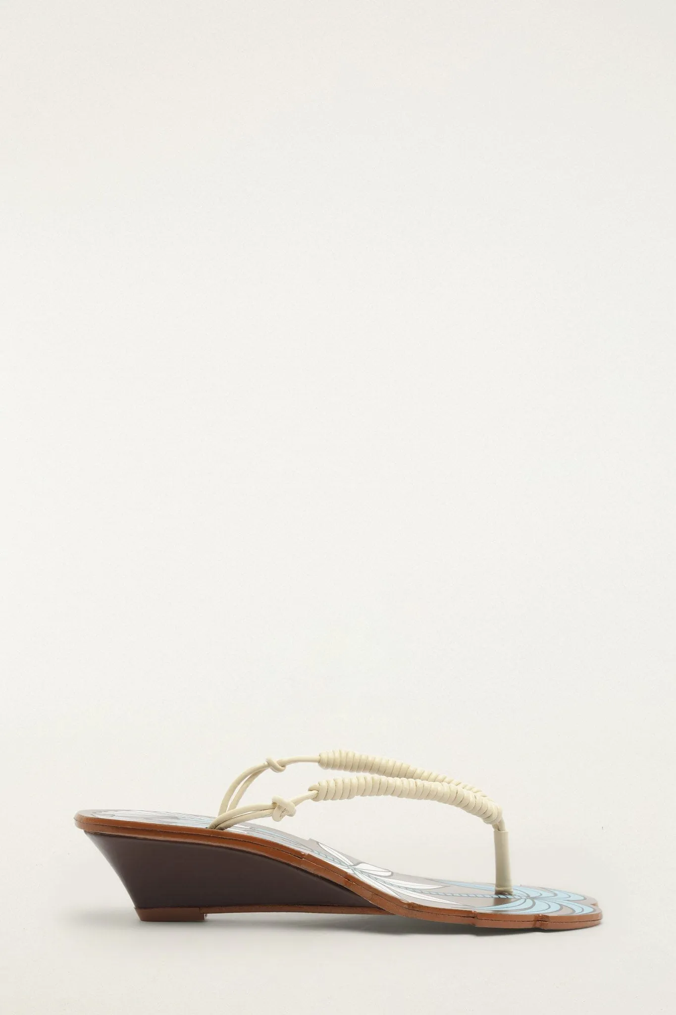 Brown Palm Tree Cutwork Wedge Sandal sold by FARM Rio product image thumbnail 2