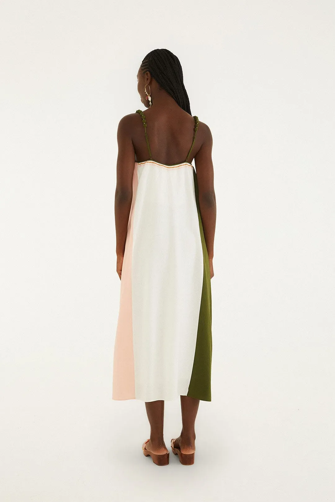 Cross Stich Embroidery Maxi Dress Sleeveless sold by FARM Rio product image thumbnail 3