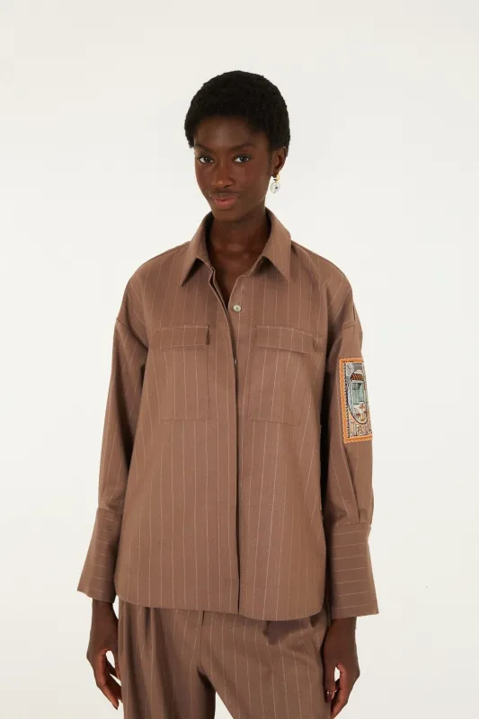 Yarn Dyed Long Sleeve Shirt made by FARM Rio