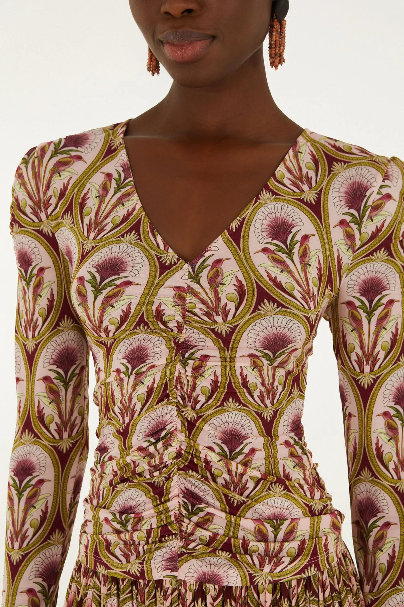 Garden Medal Long Sleeve Jersey Blouse sold by FARM Rio product image thumbnail 2