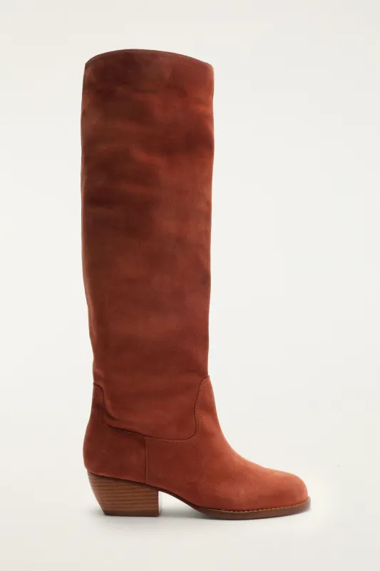 Suede Riding Boot made by FARM Rio
