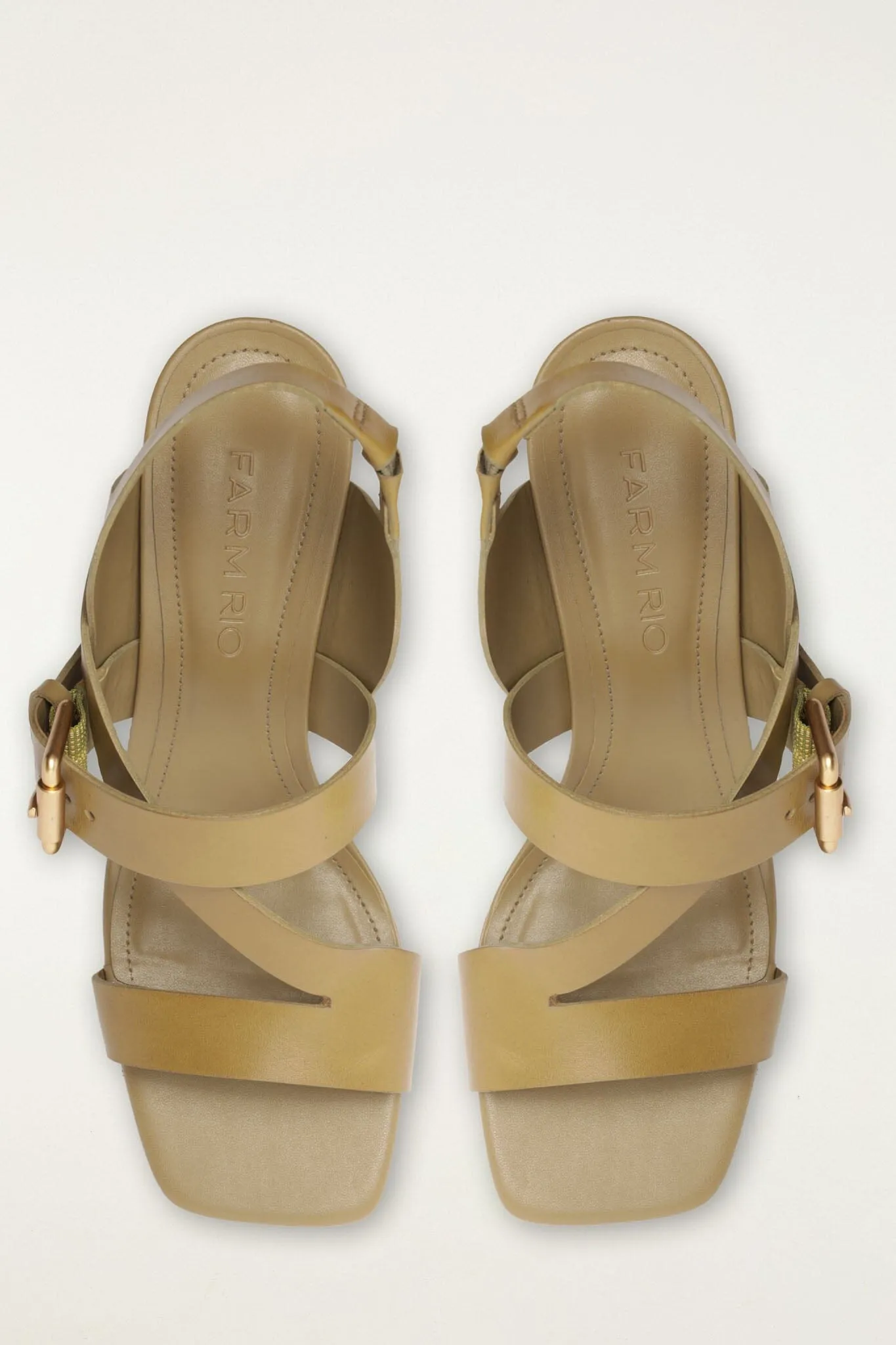 Buckle Block Helled Sandal sold by FARM Rio product image thumbnail 3