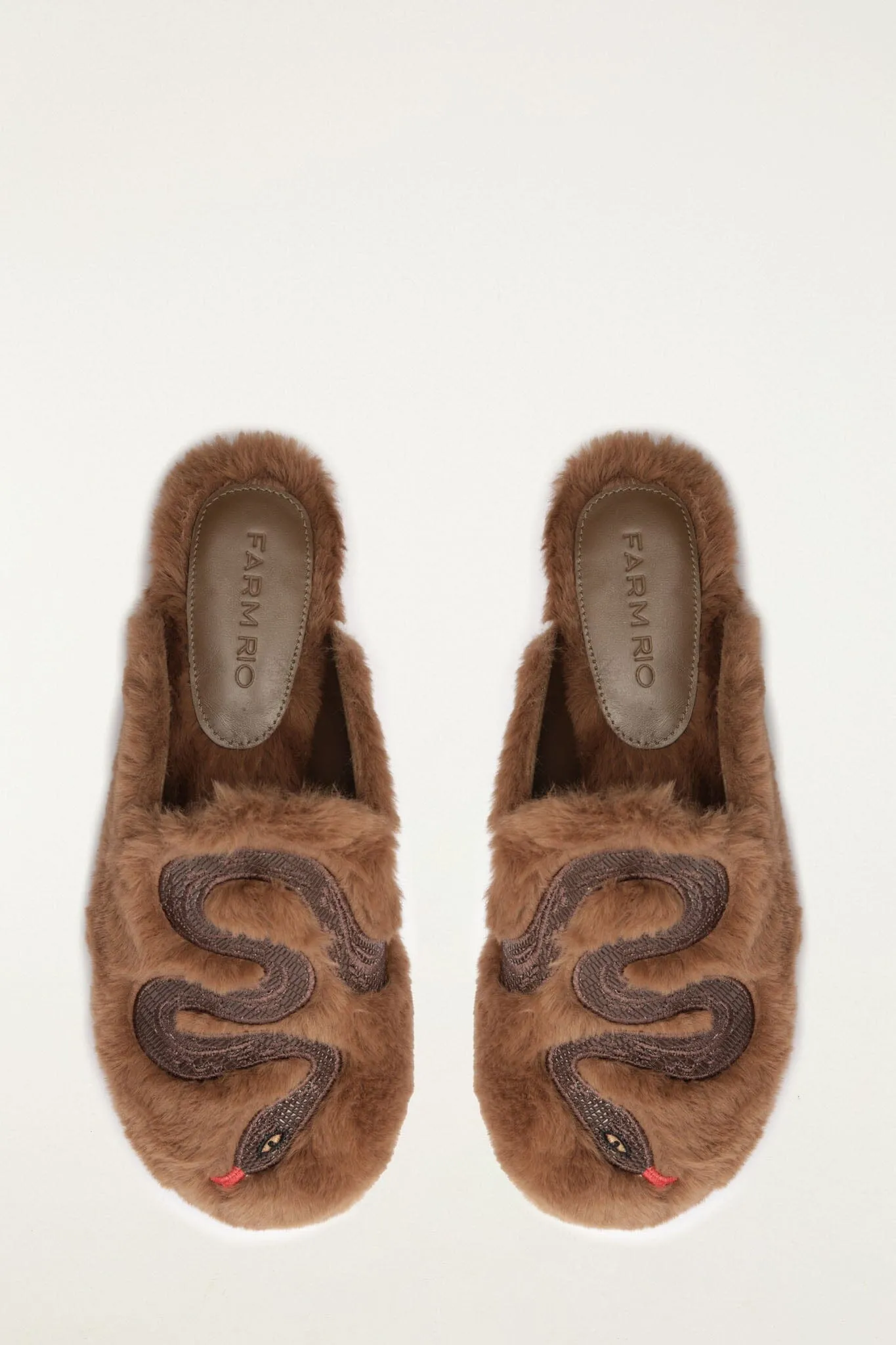 Shearling Snake Mule sold by FARM Rio product image thumbnail 3
