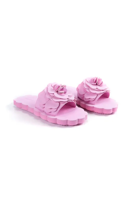 Pink Flower Cloud Slide Sandal sold by FARM Rio