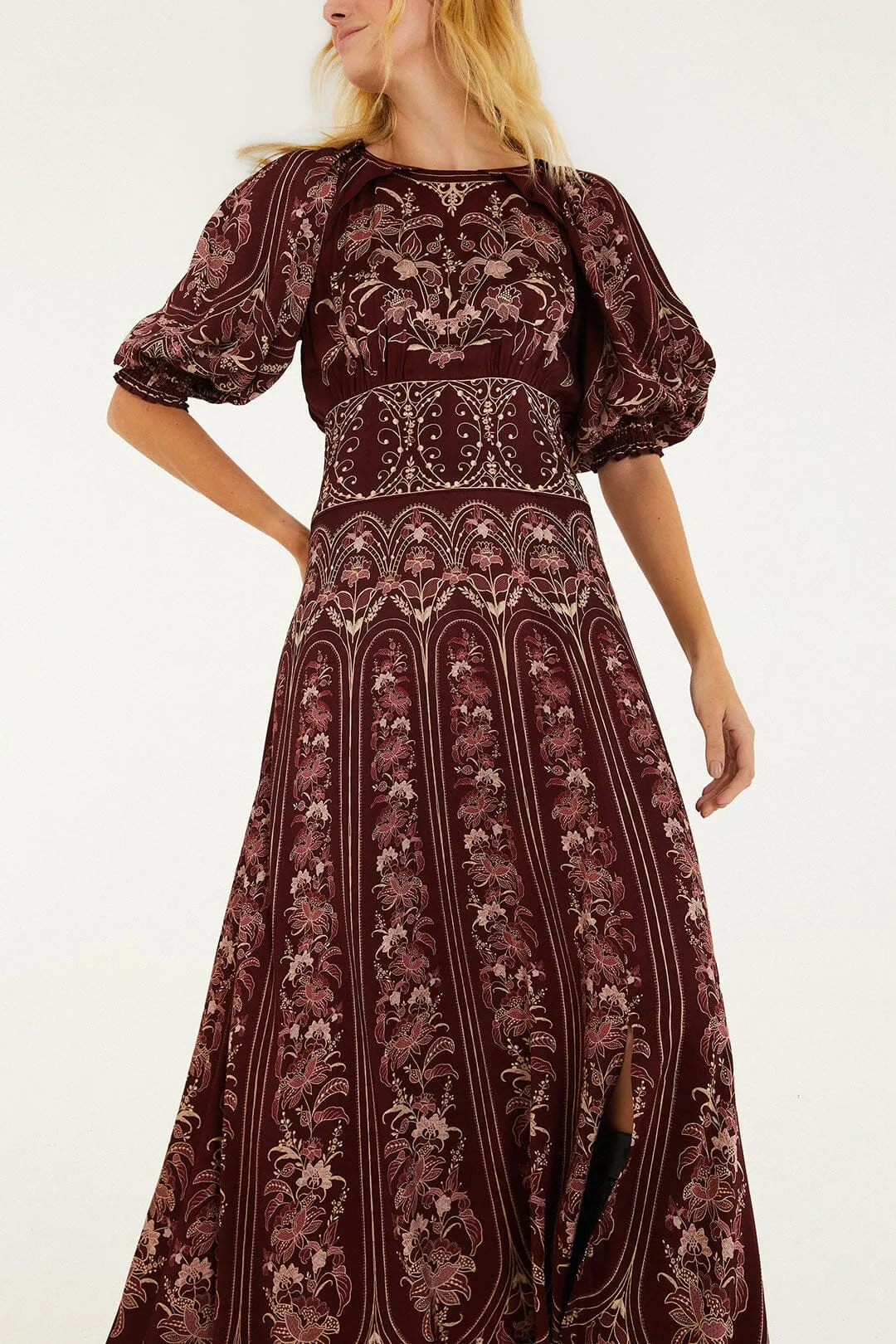 Liz Puff Sleeve Maxi Dress sold by FARM Rio product image thumbnail 2