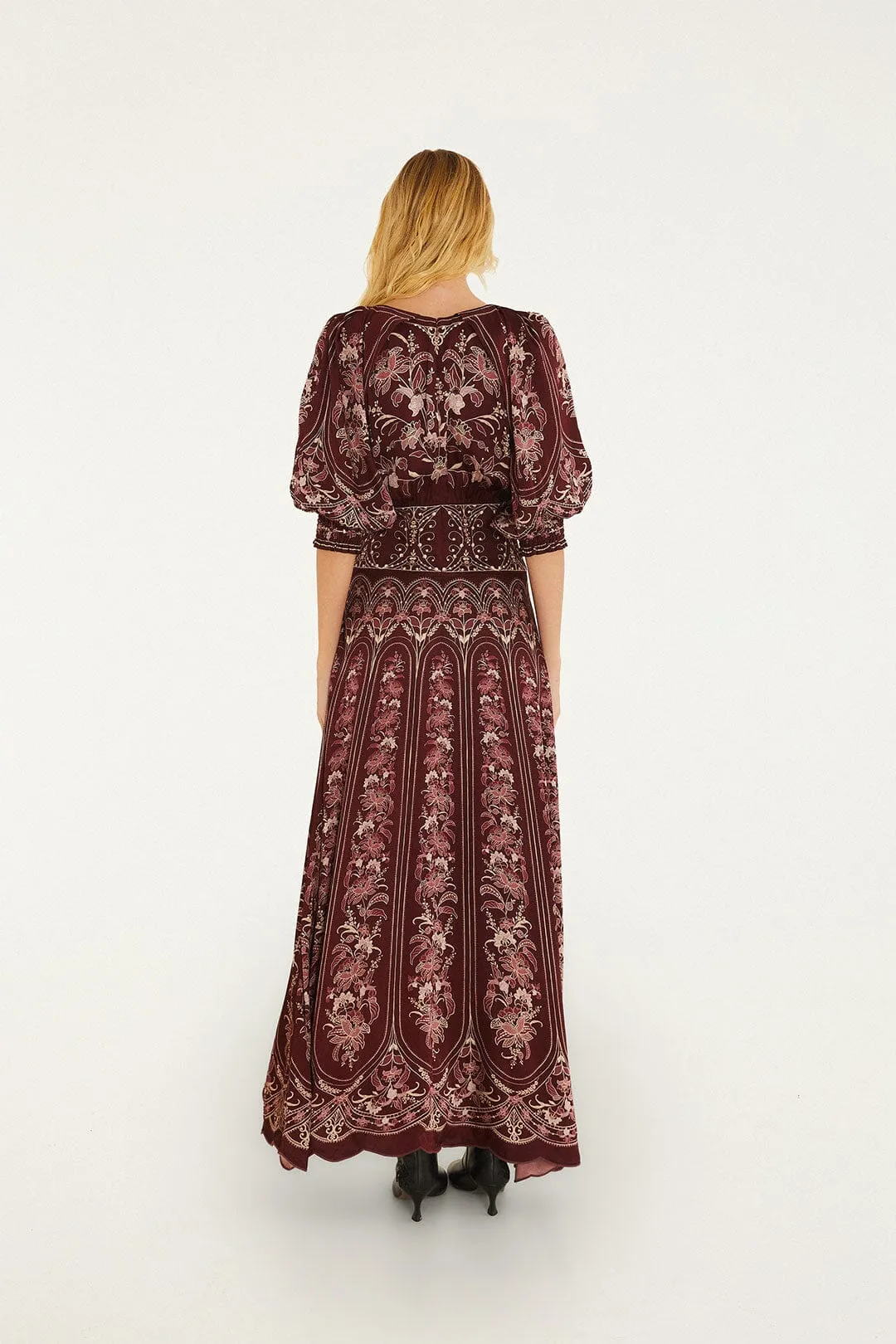 Liz Puff Sleeve Maxi Dress sold by FARM Rio product image thumbnail 3