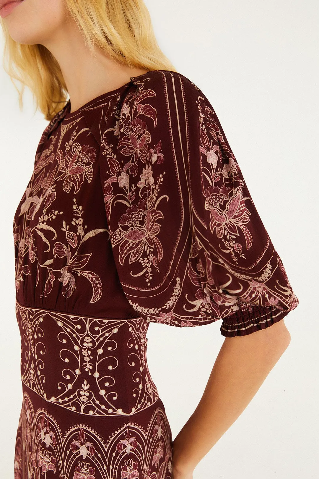 Liz Puff Sleeve Maxi Dress sold by FARM Rio product image thumbnail 4