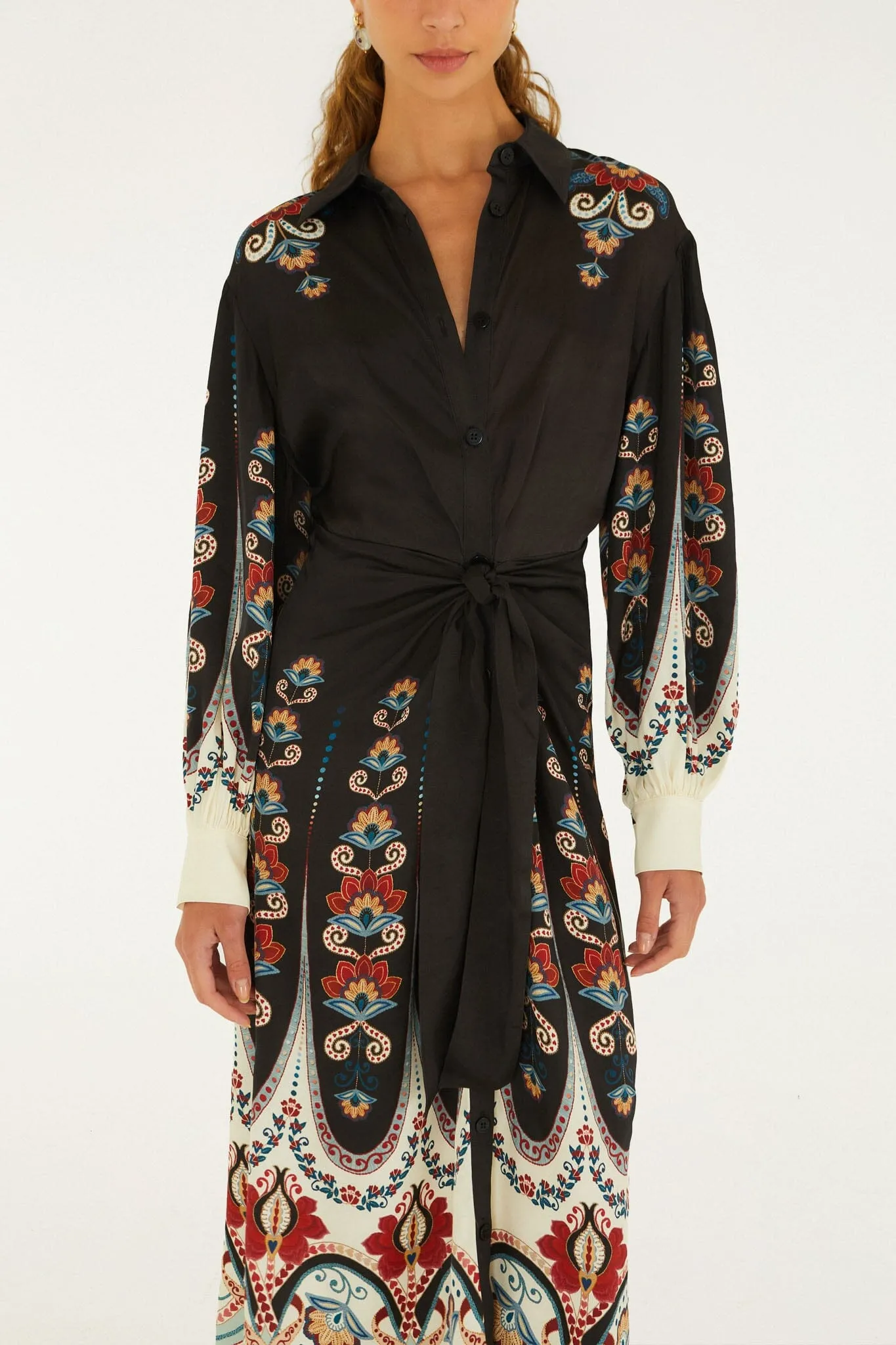 Nikita Winter Long Sleeve Midi Dress sold by FARM Rio product image thumbnail 2