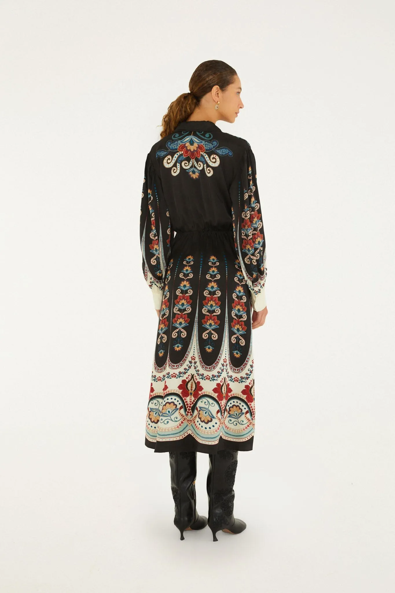 Nikita Winter Long Sleeve Midi Dress sold by FARM Rio product image thumbnail 3