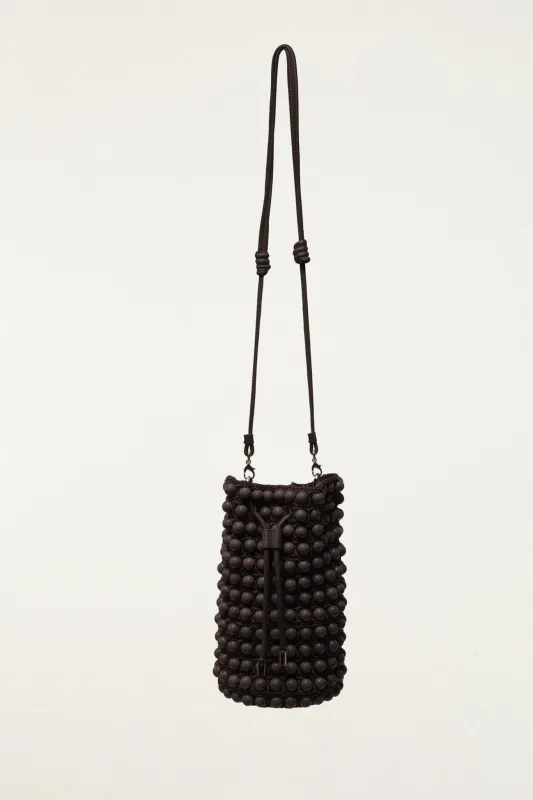 Beaded Macrame Bucket Bag made by FARM Rio