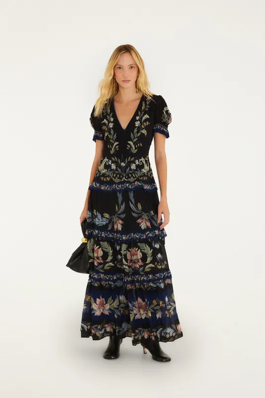 Natalia Maxi Dress made by FARM Rio