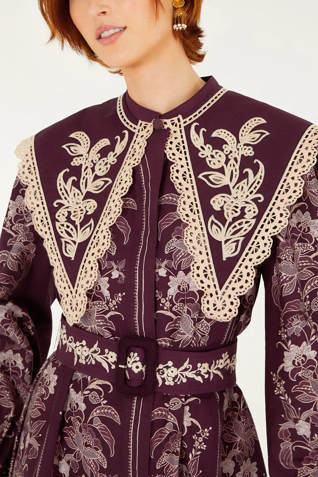Lara Lace Long Sleeve Mini Dress sold by FARM Rio product image thumbnail 2