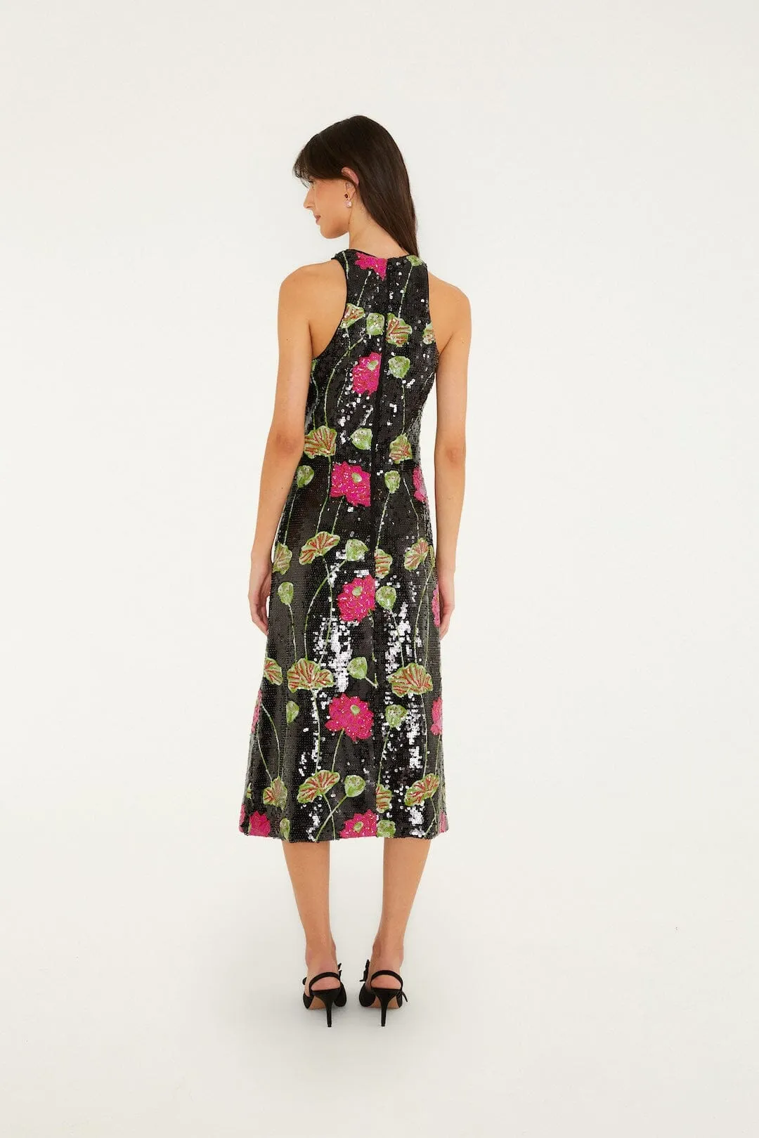 Flower Sequins Sleeveless Midi Dress sold by FARM Rio product image thumbnail 3