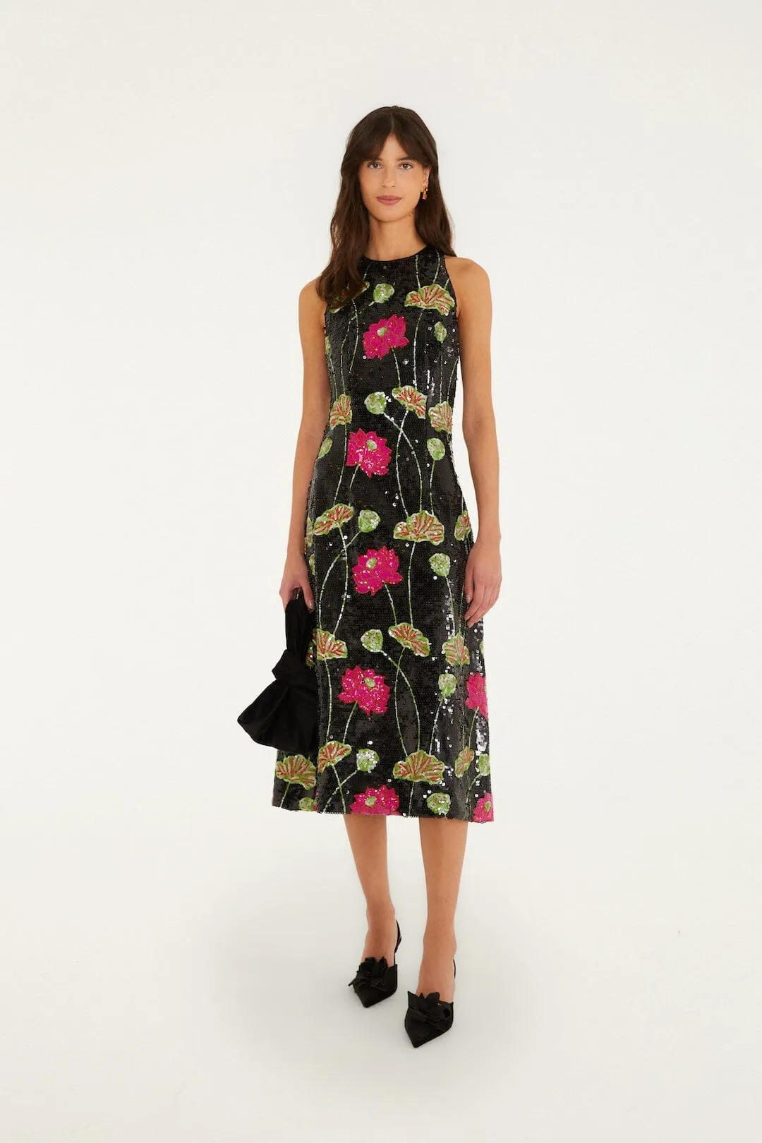 Flower Sequins Sleeveless Midi Dress sold by FARM Rio product image thumbnail 4