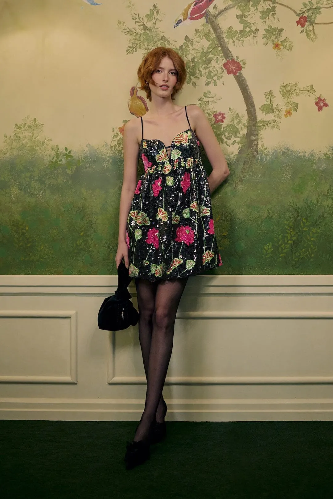 Flower Sequins Sleeveless Mini Dress sold by FARM Rio