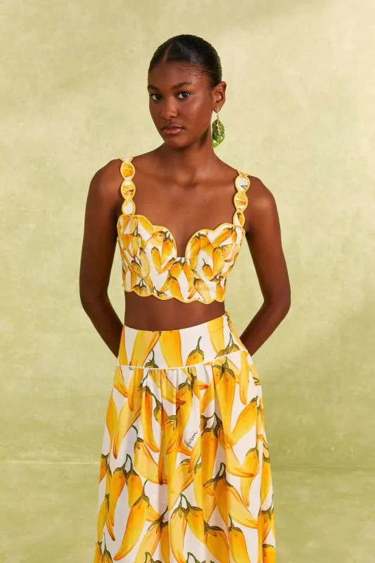 Off-White Peppers Top sold by FARM Rio