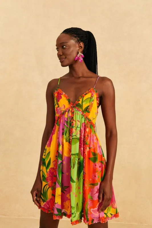 Mixed Romantic Garden Mini Dress sold by FARM Rio