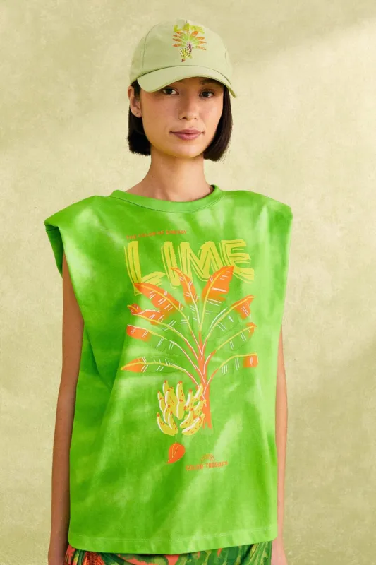 Green Lime Bananas Organic Cotton T-Shirt sold by FARM Rio