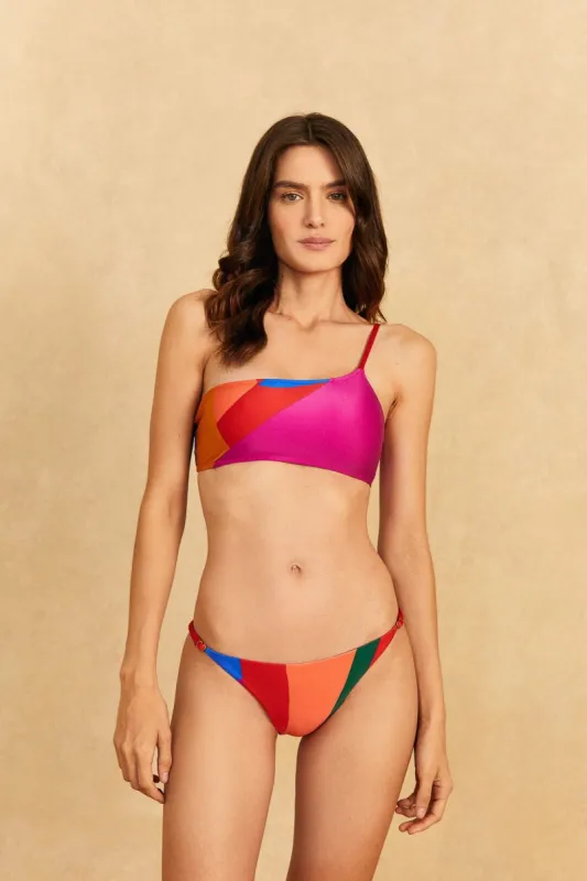 Colorful Leaves Full Bikini Bottom sold by FARM Rio