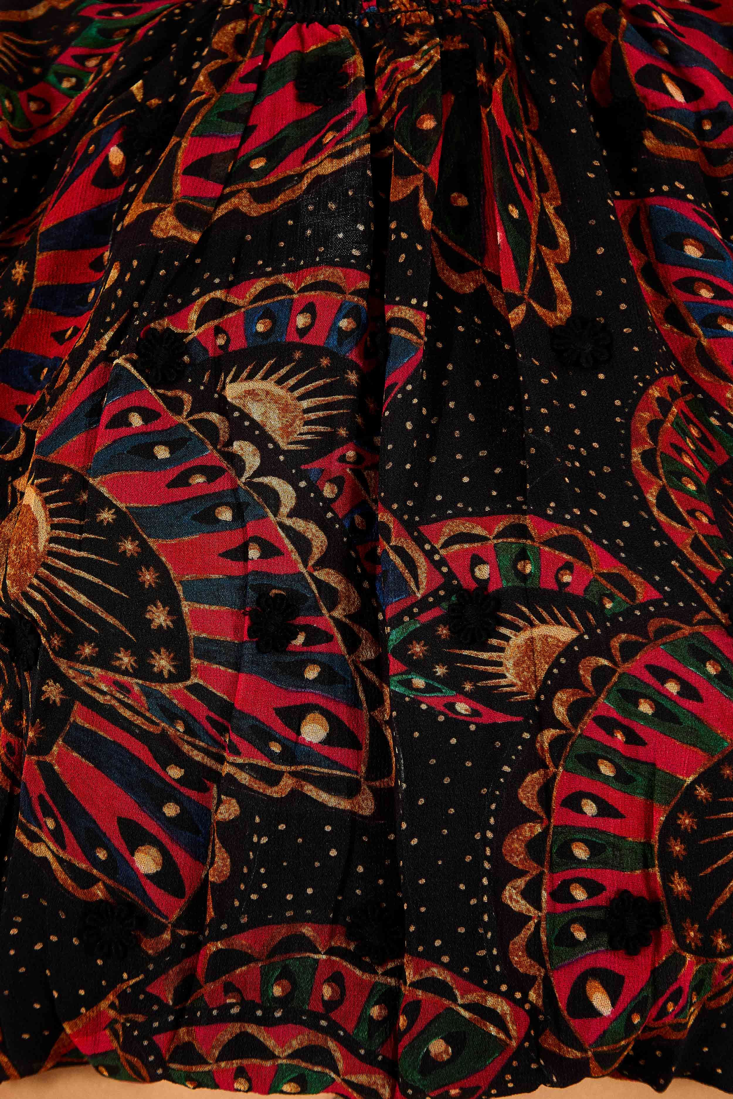 BUTTERFLY SKY BLOUSE sold by FARM Rio product image thumbnail 5