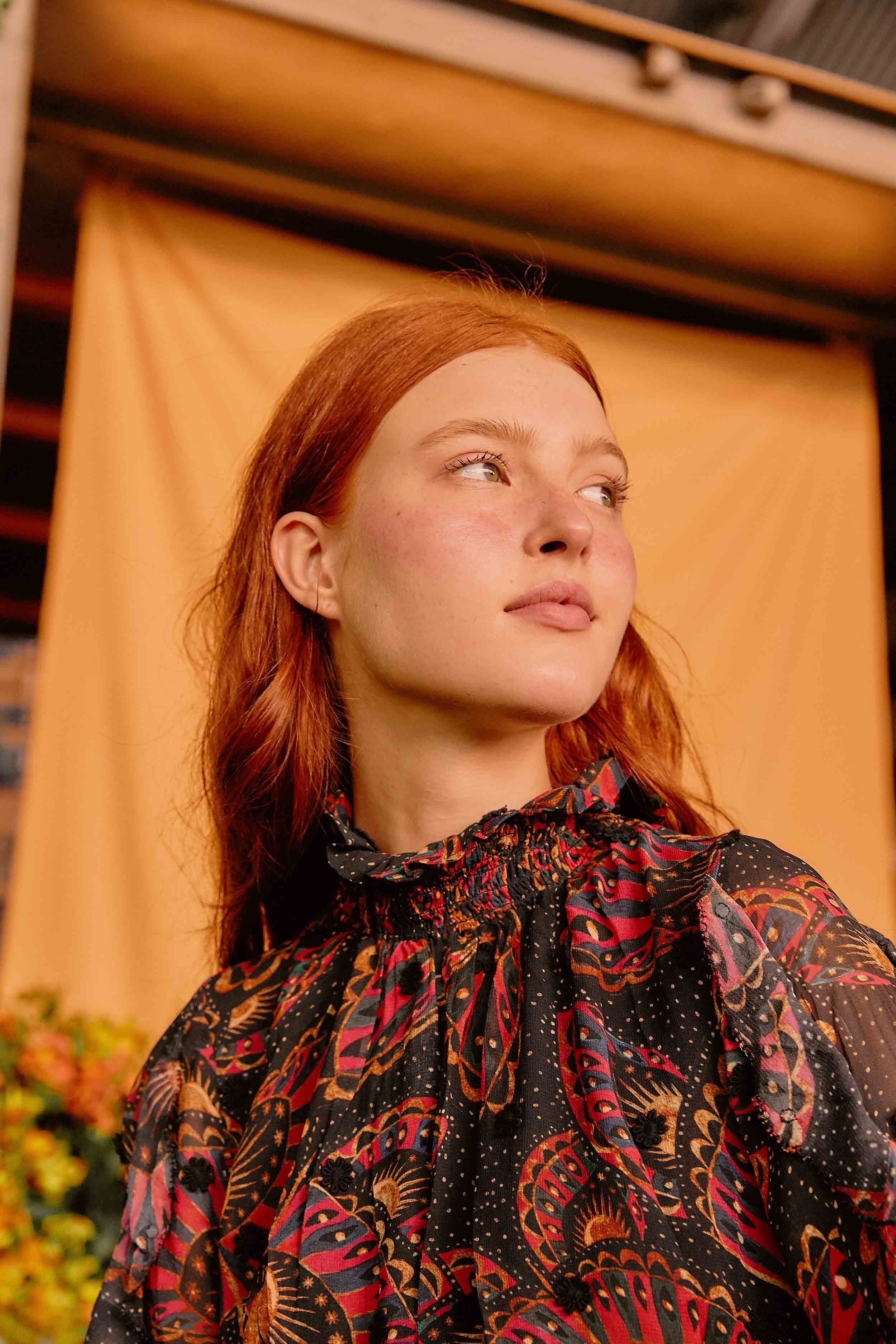 BUTTERFLY SKY BLOUSE sold by FARM Rio product image thumbnail 3